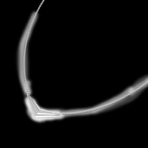 Peak Geometric Diamond Necklace