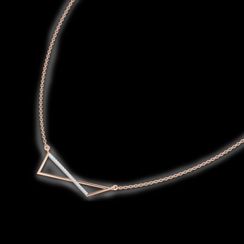 Flux Geometric Diamond Necklace Flux Geometric Diamond Necklace