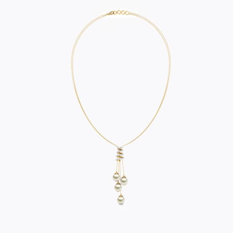 Swirl Pearl Necklace