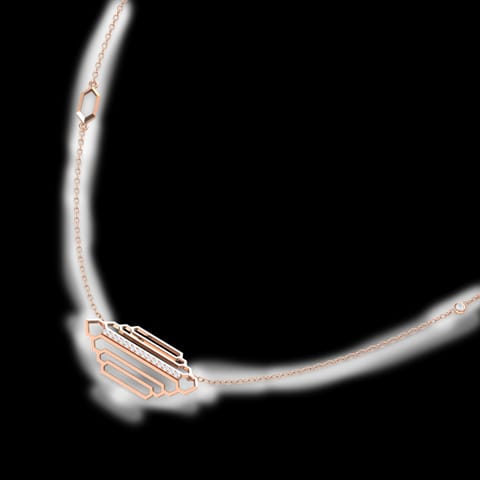 Regal Stepped Diamond Necklace Regal Stepped Diamond Necklace