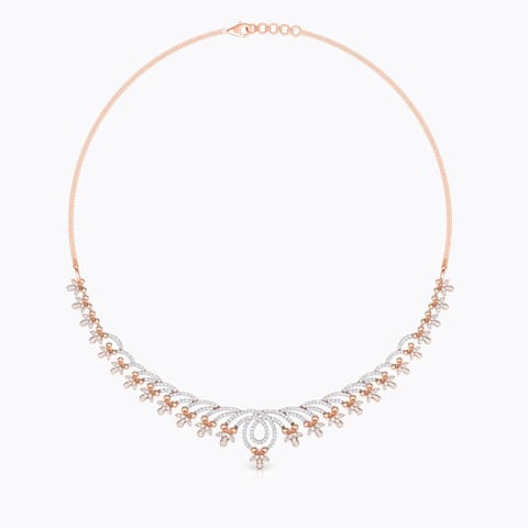 Flare Floret Diamond Necklace