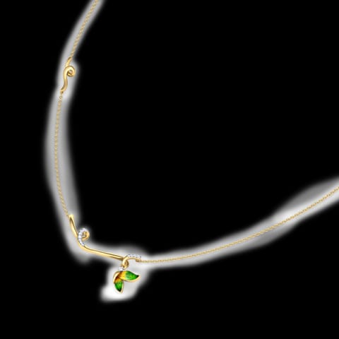 Tendril Green Butterfly Diamond Necklace Tendril Green Butterfly Diamond Necklace
