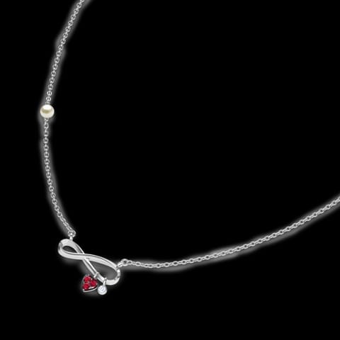 Forever in Love Gemstone Bar Necklace