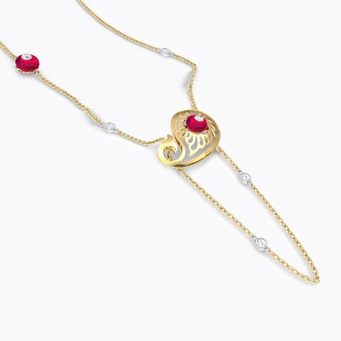 Charming Paisley Gemstone Necklace Charming Paisley Gemstone Necklace