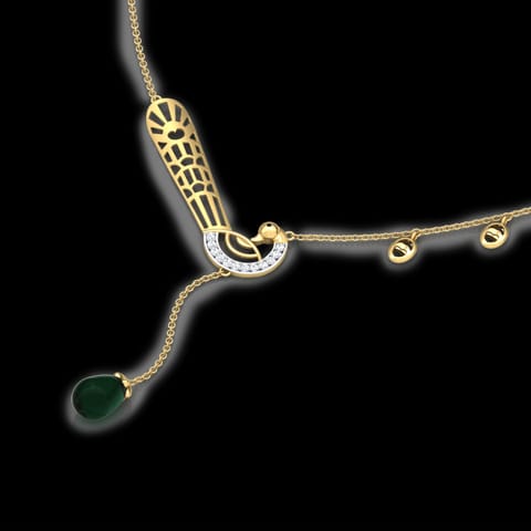 Navilu Plumage Gemstone Necklace