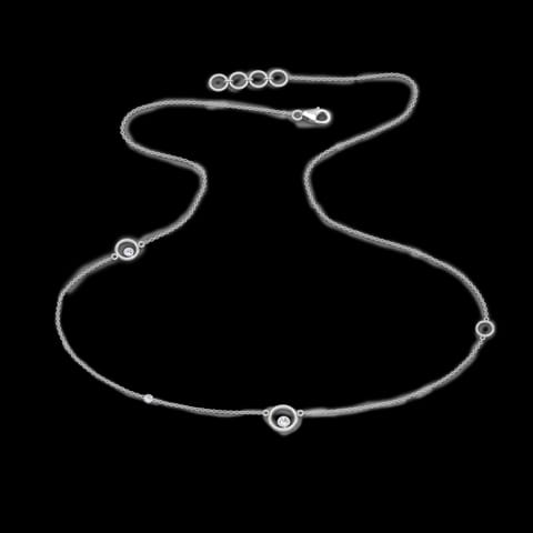 Encircle Fine Line Diamond Necklace
