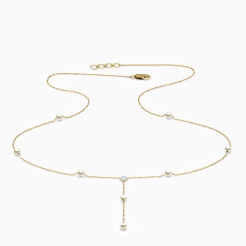 Lariat Pearl Necklace