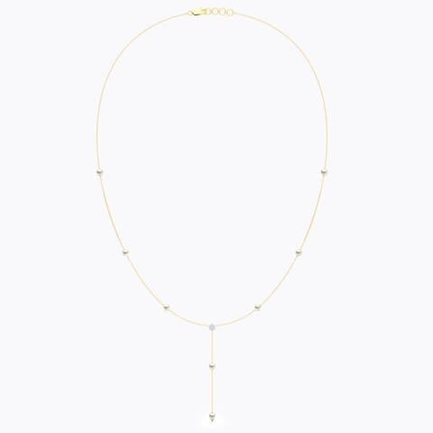 Lariat Pearl Necklace