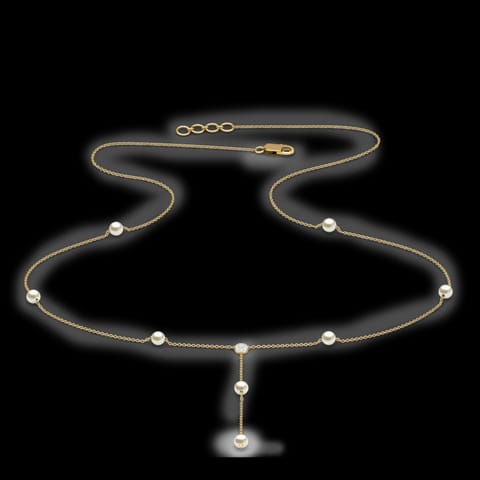 Lariat Pearl Necklace