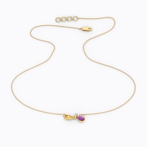 Glide Dragonfly Gemstone Necklace