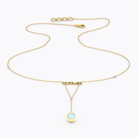 Topaz Orb Forever Gemstone Necklace Topaz Orb Forever Gemstone Necklace