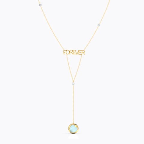 Topaz Orb Forever Gemstone Necklace Topaz Orb Forever Gemstone Necklace