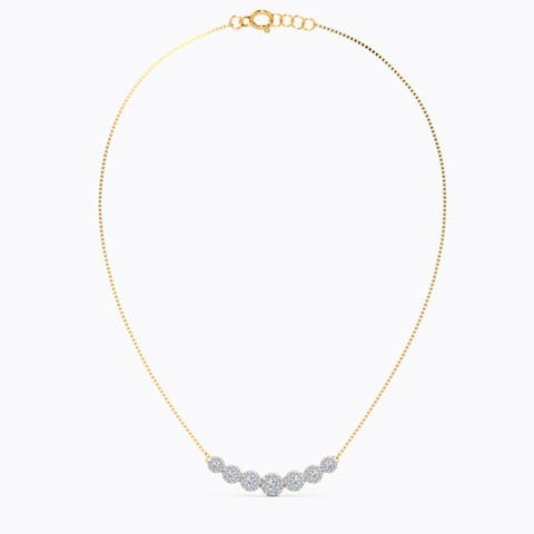 Astute Cluster Diamond Necklace Astute Cluster Diamond Necklace
