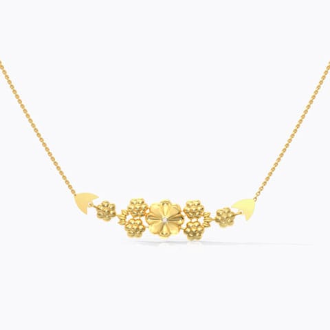 Sequenced Floral Diamond Necklace Sequenced Floral Diamond Necklace