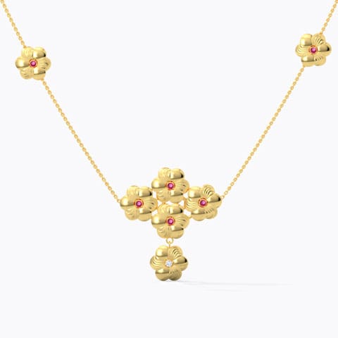 Blooming Away Gemstone Necklace