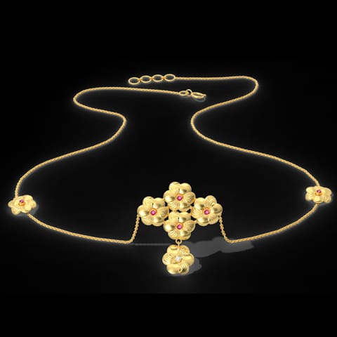 Blooming Away Gemstone Necklace