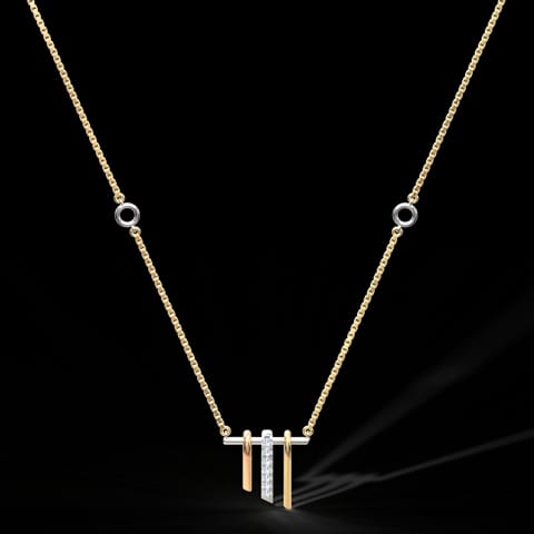 Eva Linear Diamond Necklace
