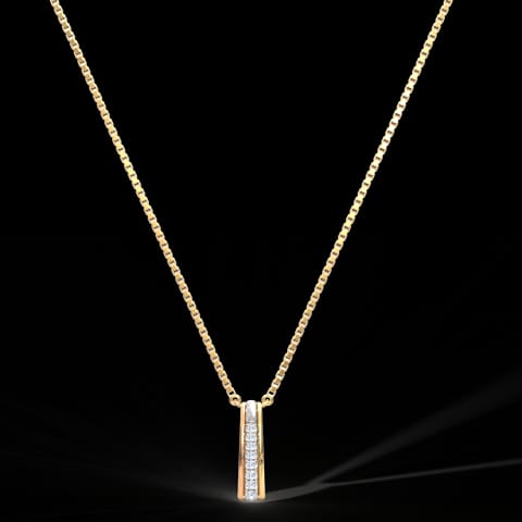 Kimberly Linear Diamond Necklace Kimberly Linear Diamond Necklace