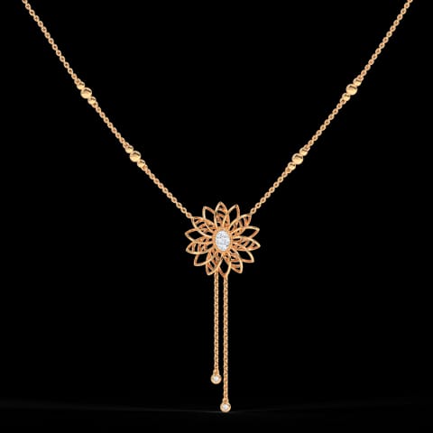 Aster Glow Diamond Necklace