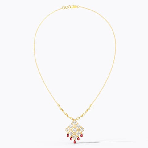 Azara Scarlet Gemstone Necklace Azara Scarlet Gemstone Necklace