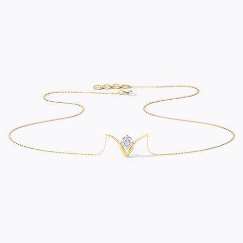 Nina Cluster Diamond Necklace