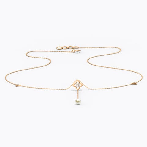 Clara Lariat Pearl Necklace