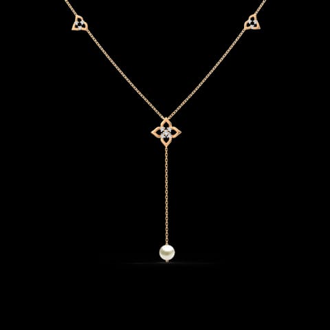 Clara Lariat Pearl Necklace