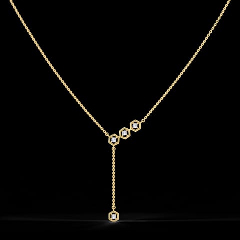 Norina Geometric Diamond Necklace
