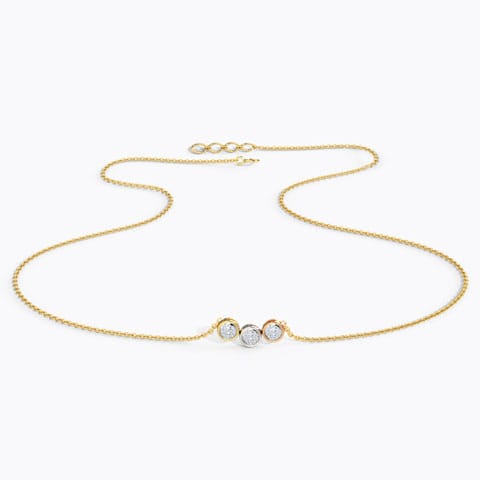 Trio Cluster Diamond Necklace Trio Cluster Diamond Necklace