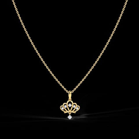 Vintage Crown Diamond Necklace Vintage Crown Diamond Necklace