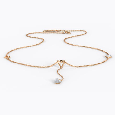 Grandiose Diamond Lariat Necklace