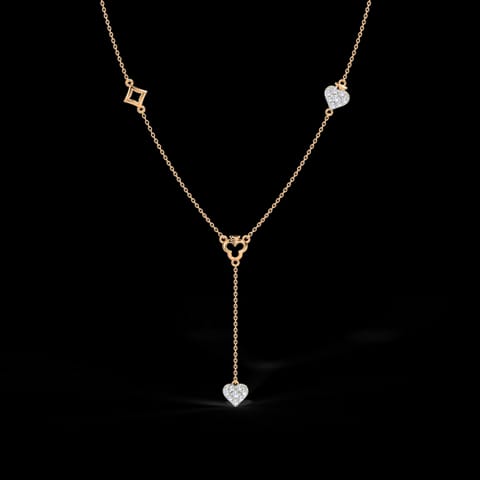 Grandiose Diamond Lariat Necklace