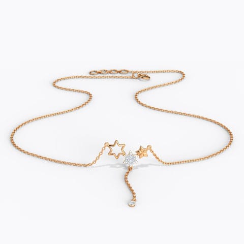 Falling Stars Diamond Necklace