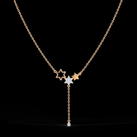 Falling Stars Diamond Necklace