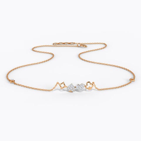 Heart & Spade Diamond Necklace Heart & Spade Diamond Necklace