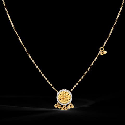 Kyra Coin Diamond Necklace