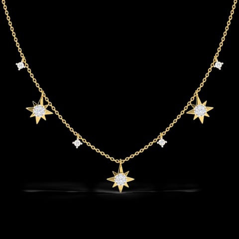 Twinkling Stars Fine Diamond Necklace Twinkling Stars Fine Diamond Necklace