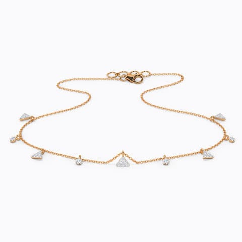 Triad Sway Fine Line Diamond Necklace Triad Sway Fine Line Diamond Necklace