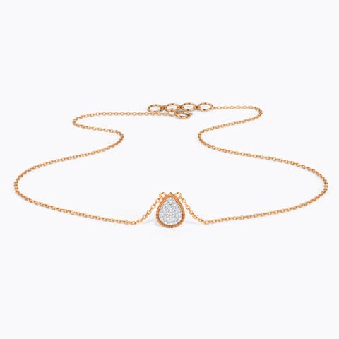Classic Pear Diamond Necklace Classic Pear Diamond Necklace