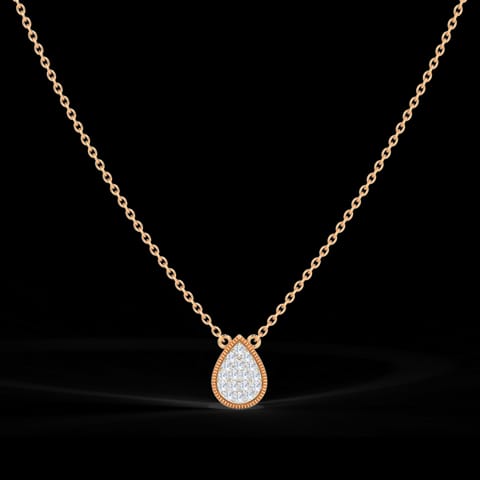 Classic Pear Diamond Necklace Classic Pear Diamond Necklace