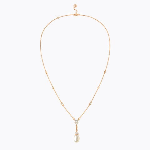 Pearl of Strength Diamond Necklace