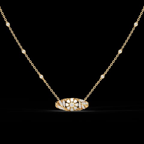 Glorious Floweret Diamond Necklace