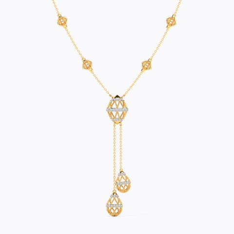 Lattice Lariat Diamond Necklace Lattice Lariat Diamond Necklace