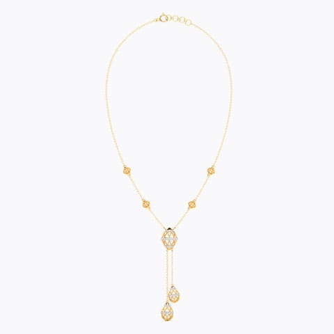 Lattice Lariat Diamond Necklace Lattice Lariat Diamond Necklace