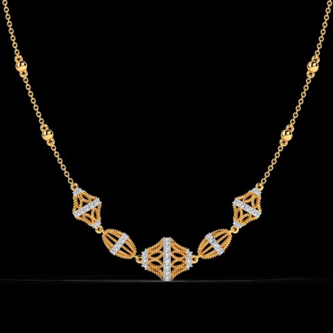 Lisa Lattice Diamond Necklace