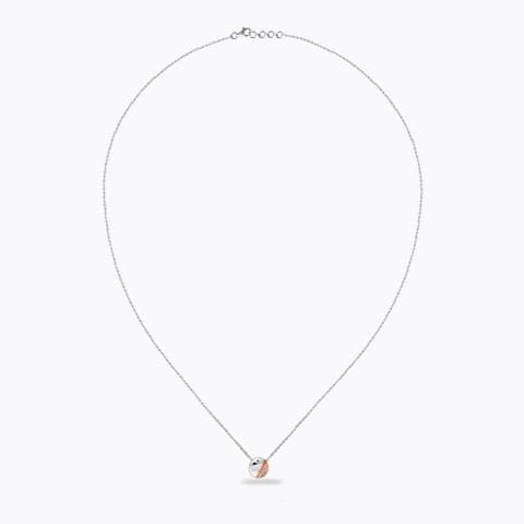 Classic Glinting Platinum Necklace