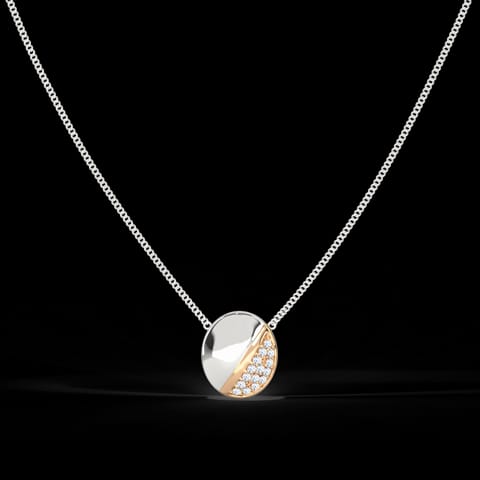 Classic Glinting Platinum Necklace