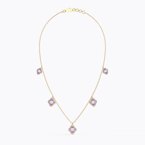Majestic Bloom Gemstone Necklace Majestic Bloom Gemstone Necklace