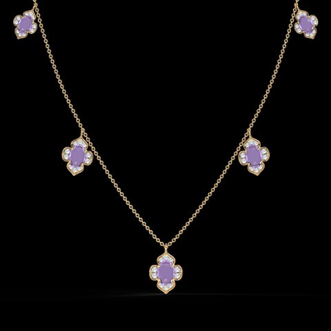 Majestic Bloom Gemstone Necklace Majestic Bloom Gemstone Necklace