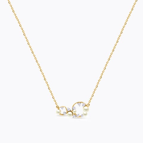 Gem Shells Pearl Necklace Gem Shells Pearl Necklace